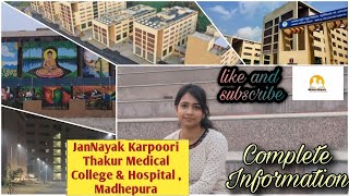 JanNayak Karpoori Thakur Medical College amp Hospital  FULL INFORMATION [upl. by Nauqet724]