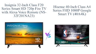 Insignia 32inch vs Hisense 40inch Smart TV Comparison 📺🤔 [upl. by Jaeger]