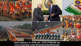 Republic Day Parade  26th January 2015  LIVE [upl. by Eiger310]