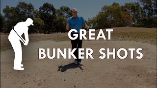 Golf How to hit great bunker shots  Craig Hanson Golf [upl. by Animrelliug]