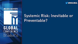 Systemic Risk Inevitable or Preventable [upl. by Eenel592]