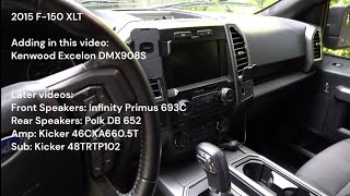 F150 Stereo Upgrade  Kenwood DMX908S [upl. by Mickey286]