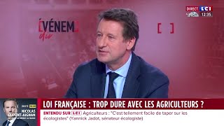 Yannick Jadot invité de quotLévénementquot sur LCI [upl. by Horatia142]