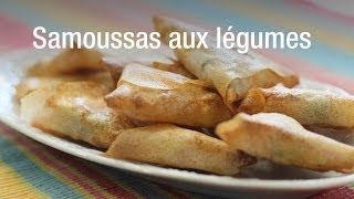 Recette de samoussas aux légumes [upl. by Etiuqram279]