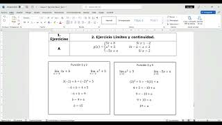 Guía de actividades y rúbrica de evaluación – Tarea 2 Límites y ContinuidadMaría Useche [upl. by Nylrehc660]