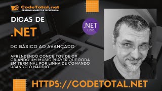 Conceitos de C do básico ao avançado criando um Music Player que roda em Terminal usando o NAudio [upl. by Valente778]