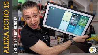 UNBOXING Echo Show 15 di AMAZON con ALEXAe non solo [upl. by Waldron]