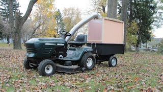 Home Made Lawn Mower Leaf Collector [upl. by Susie733]