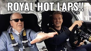 MONACO GP TRACK HOT LAPS WITH PRINCE ALBERT  NICO ROSBERG  eVLOG [upl. by Intosh]