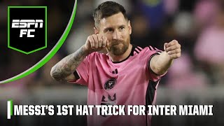 Lionel Messi scores hat trick in Inter Miami’s final game of MLS regular season  ESPN FC [upl. by Goober42]