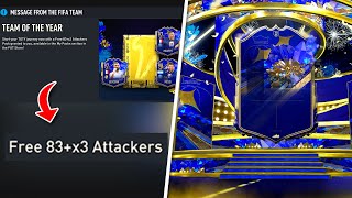 Free TOTY Attackers pack from EA [upl. by Durwood]