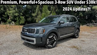 2024 Kia Telluride S TEST DRIVEFULL REVIEW [upl. by Novaelc]