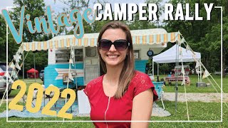 2022 VINTAGE CAMPER RALLY Episode 8 So many ideas for our camper renovation Everyone dressed up [upl. by Paxon919]