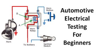 Beginners Guide to Automotive Electrical Testing  Troubleshooting and Diagnostics [upl. by Ahsart]