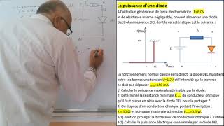 Exercice  Puissance dune diode [upl. by Wilkins]