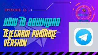 How To Download Telegram Portable Version [upl. by Ahsita961]