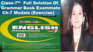 Class7thL7 Modals Exercise Solution of Exammate Grammar Book [upl. by Thomas]