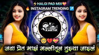 जवा प्रेत माझं गल्लीतून तुझ्या जाईलं Dj Song  Java Pret Maz Gallitun Tuzya Jail Dj Song  Halgi Pad [upl. by Luttrell]