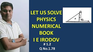 Acceleration of body relative to horizontal surface on which wedge slides [upl. by Goff]