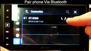 Pioneer SPHDA120 How to connect Android for AppRadio Mode [upl. by Kcirdehs]