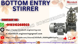 BOTTOM ENTRY STIRRER [upl. by Ycnay]