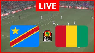 🔴LIVE  DR CONGO vs GUINEA I AFRICA CUP OF NATIONS QUALIFICATION I MATCH STREAMING  EFOOTBALL [upl. by Selfridge]