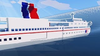 CRUISE SHIP TSUNAMI SURVIVAL  Stormworks Multiplayer Gameplay  Sinking Ship Survival [upl. by Palocz134]