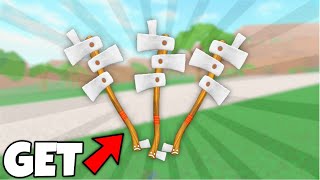 HOW TO GET MANY AXE IN LUMBER TYCOON 2 ROBLOX [upl. by Calvert538]