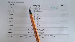 Les DÉVELOPPEMENTS LIMITÉS IMPORTANTS  formules de TAYLOR  Résumé  Maths Prepa Licence [upl. by Yerffe380]