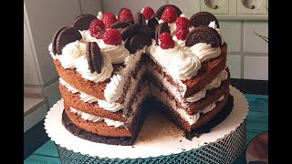 Oreo Torte dekorierenLillys Küche [upl. by Enileda]