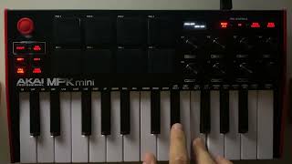 Blinding Lights  The Weeknd AKAI MPK Mini Cover [upl. by Moir868]