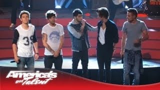 One Direction  quotBest Song Everquot Performance on AGT  Americas Got Talent [upl. by Otreblide]