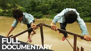 Most Dangerous Ways To School  NEPAL  Free Documentary [upl. by Edlun301]