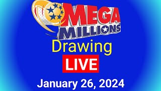 Mega Millions Drawing Results Live Friday January 26 2024  Mega Millions Drawing [upl. by Vladi715]