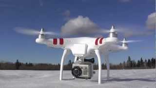 Review DJI Phantom quadcopter [upl. by Yalonda393]