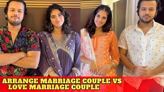 Arrange marriage couple Vs Love Marriage Couple  Hyderabad Diaries [upl. by Joacima]