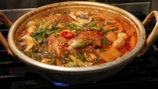 Spicy fish soup maeuntang [upl. by Trude]