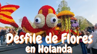 Keukenhof Flower Parade 2022  Desfile de Flores en Holanda  Bloemencorso 2022 [upl. by Aicena268]