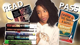 Taste Testing Popular MysteryThriller Books 📚🔎 Try A Chapter Vlog [upl. by Allison]