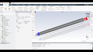 Flow through pipe Ansys Fluent  Ansys 2021 r2  Ansys Fluent tutorial [upl. by Emilia]