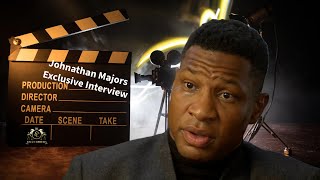 Crying Jonathan Majors Wins Perseverance Award amp Claims Black Men Are Propped Up As Supervillains [upl. by Nide]