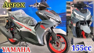 New Yamaha Aerox 155 VVA BS7 2023 Model Review🛵  Yamaha Aerox 155 On Road Price Top Speed Mileage [upl. by Eceerehs]