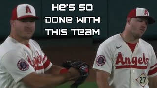 Mike Trout Gets Fed Up With His Pitcher Tipping Pitches [upl. by Ytram238]