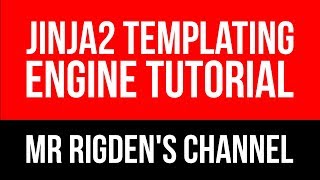 Jinja2 Templating Engine Tutorial [upl. by Iolanthe142]