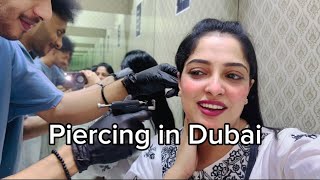 Piercingnoseeardubaikaramanose pinearringbeauty tipsvlogs minivlog dailyvlog funny [upl. by Suhploda]