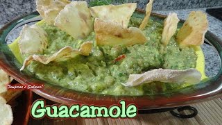 GUACAMOLE receta facilita [upl. by Ailelc]