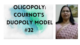 Cournots Duopoly Model Non Collusive Oligopoly no32 [upl. by O'Driscoll206]