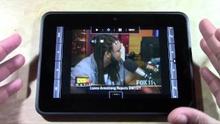 SlingPlayer Slingbox on the Kindle Fire HD​​​  H2TechVideos​​​ [upl. by Airamzul]