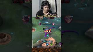 build franco damage tersakit mobilelegends francotiktok mlbb [upl. by Imeaj581]