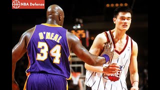 Yao Ming vs Shaquille ONeal First Meeting Full Match up  2003 Season Rockets vs Lakers [upl. by Annehsat]